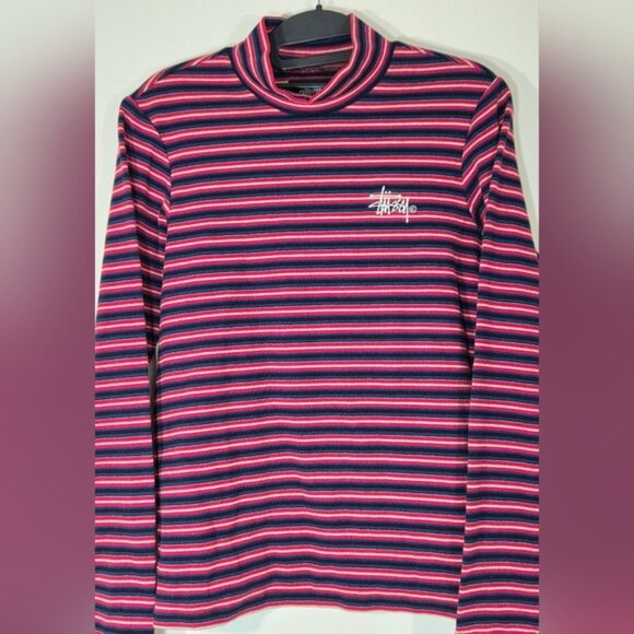STÜSSY TORO STRIPE TURTLENECK LONGSLEEVE. - Picture 3 of 7